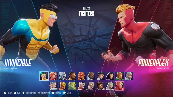 Invincible VS Roster