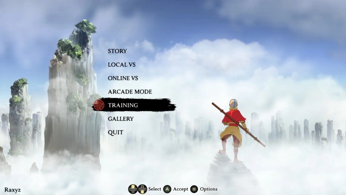 Avatar Legends - Main Menu