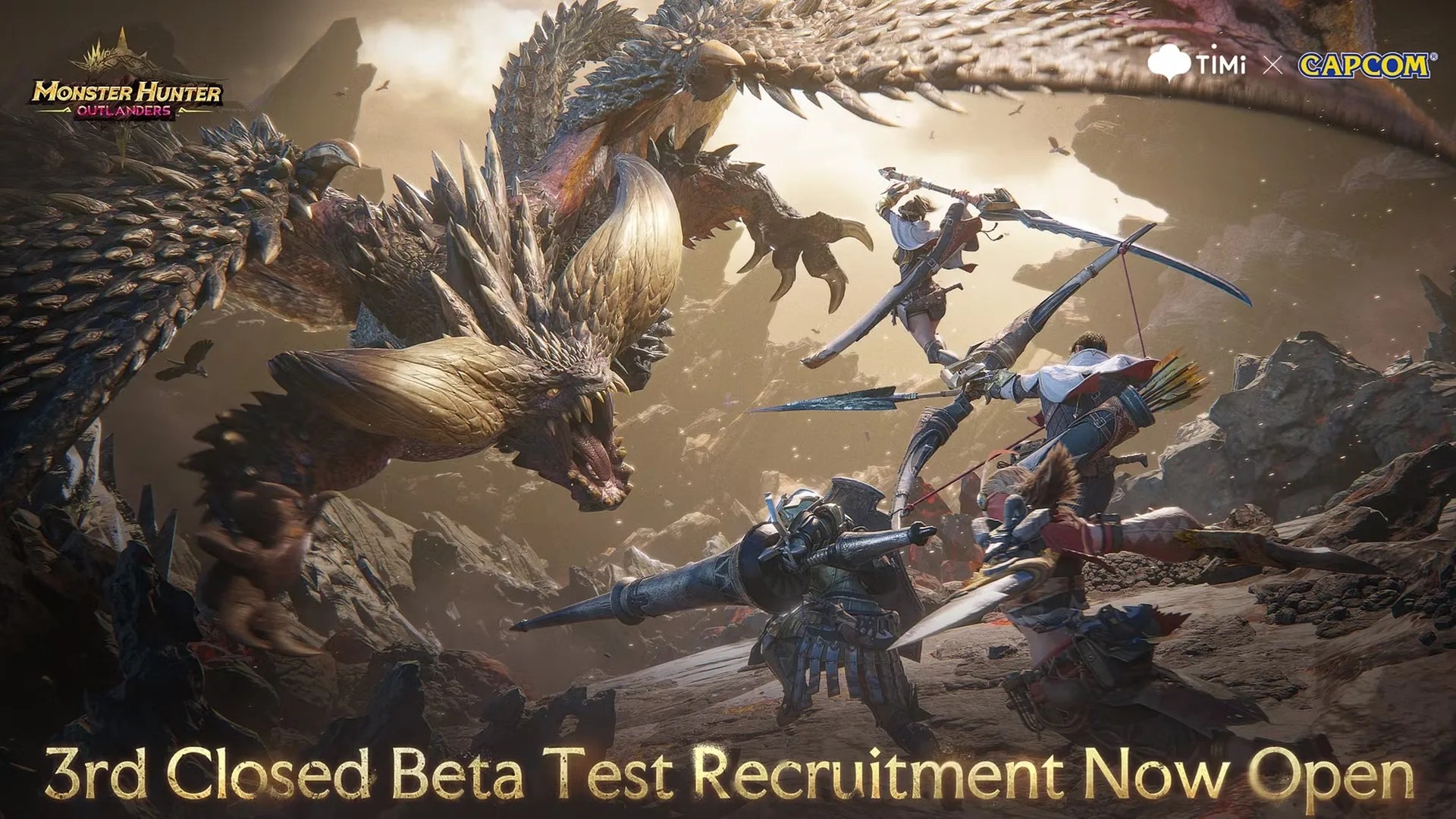 Monster Hunter Outlanders - third closed beta test announcement