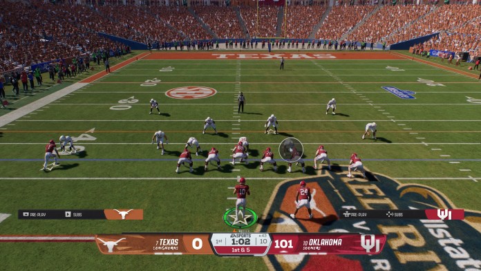 College Football 27 OU Texas