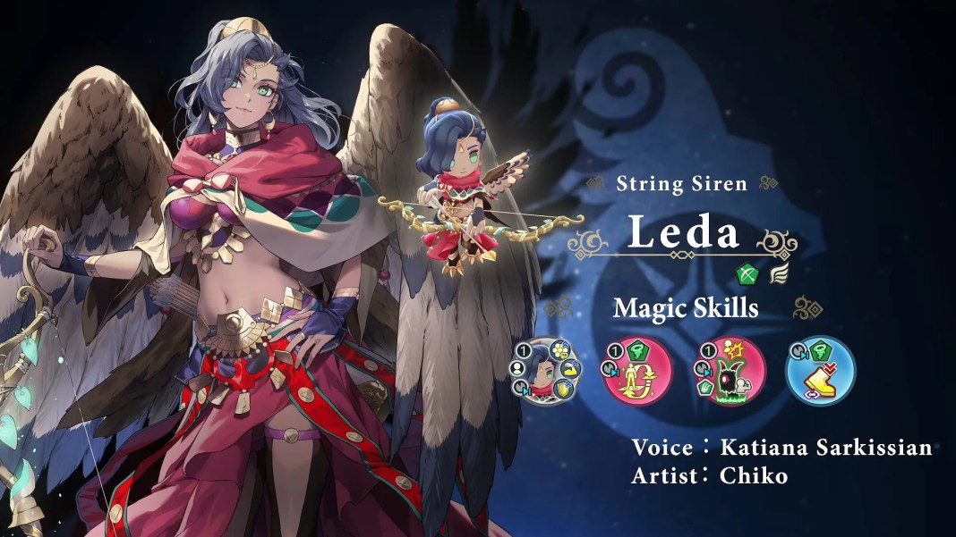 Fire Emblem Shadows Adds Leda: String Siren Log-In Bonus