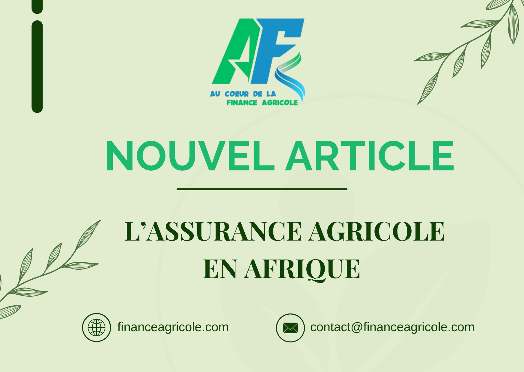 Assurance agricole en Afrique