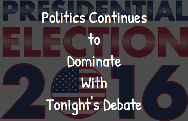 Politics Continues to Dominate