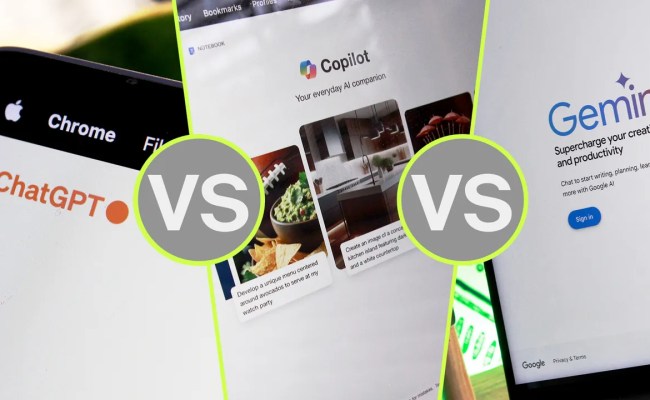 Best AI Chatbot: ChatGPT Vs. Microsoft Copilot Vs. Google Gemini