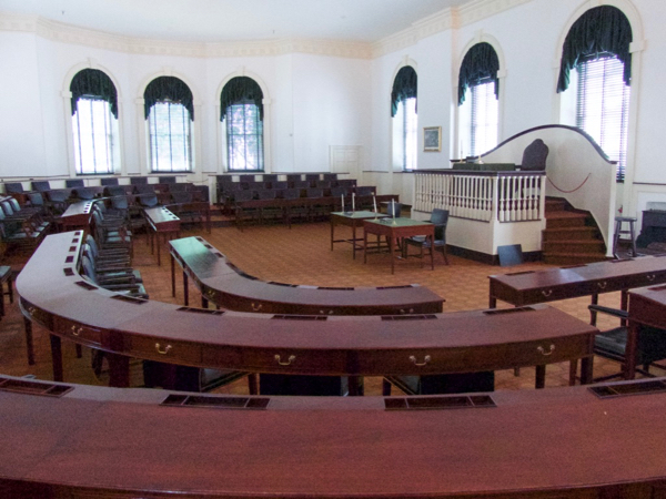 House Chamber, Congress Hall, next to Independence Hall, Philadelphia