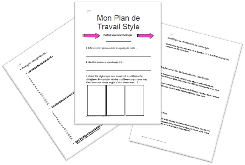 Trouver votre style Guide Gratuit + Plan de travail style imprimable