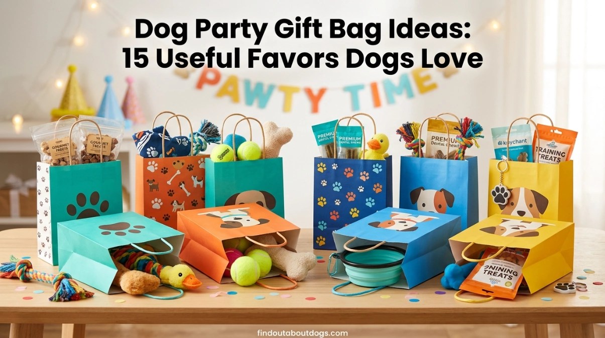 Dog Party Gift Bag Ideas: 15 Useful Favors Dogs Love