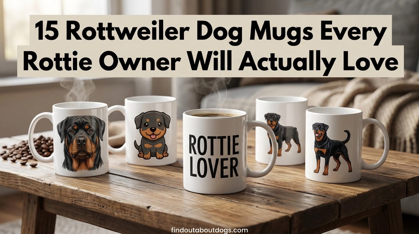 15 Rottweiler Dog Mugs Every Rottie Owner Will Actually Love