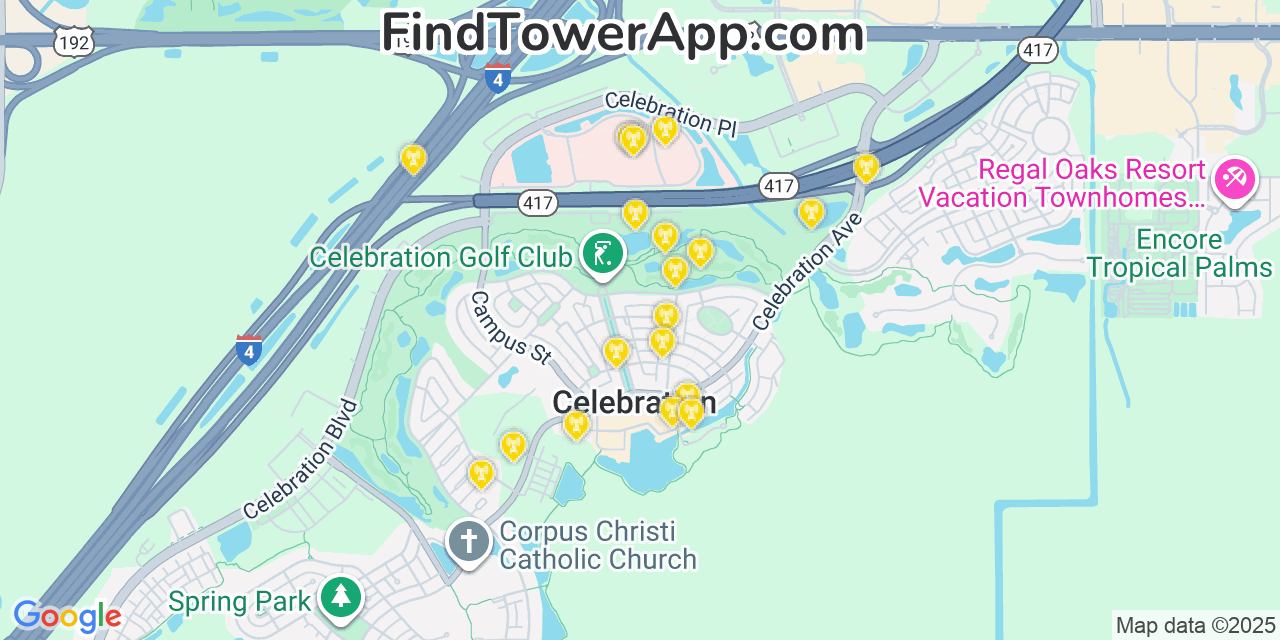 Celebration Florida Map Deferred To Phase 2 Means There Are Safety Celebration Florida Verizon Mobile Coverage Map 