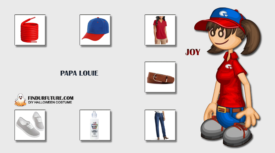 Joy from Papa Louie costume guide