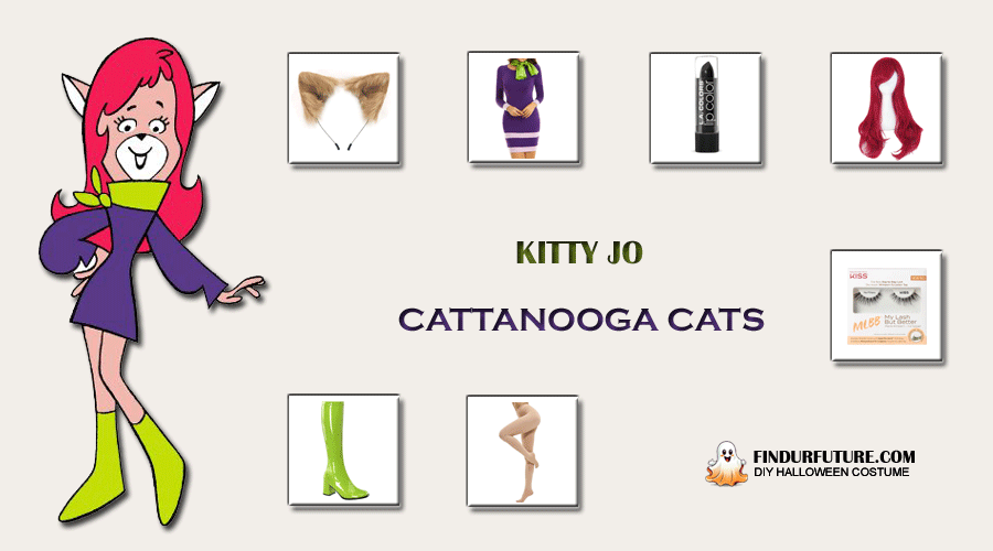 Kitty Jo from Cattanooga Cats costume guide
