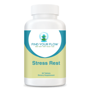 Stress Rest Supplements Bottle