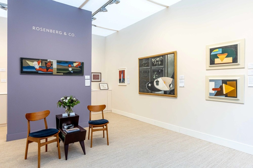 Vue d'un stand d'exposant à Fine Arts Paris 2026 : Rosenberg & Co. - © Tanguy de Montesson