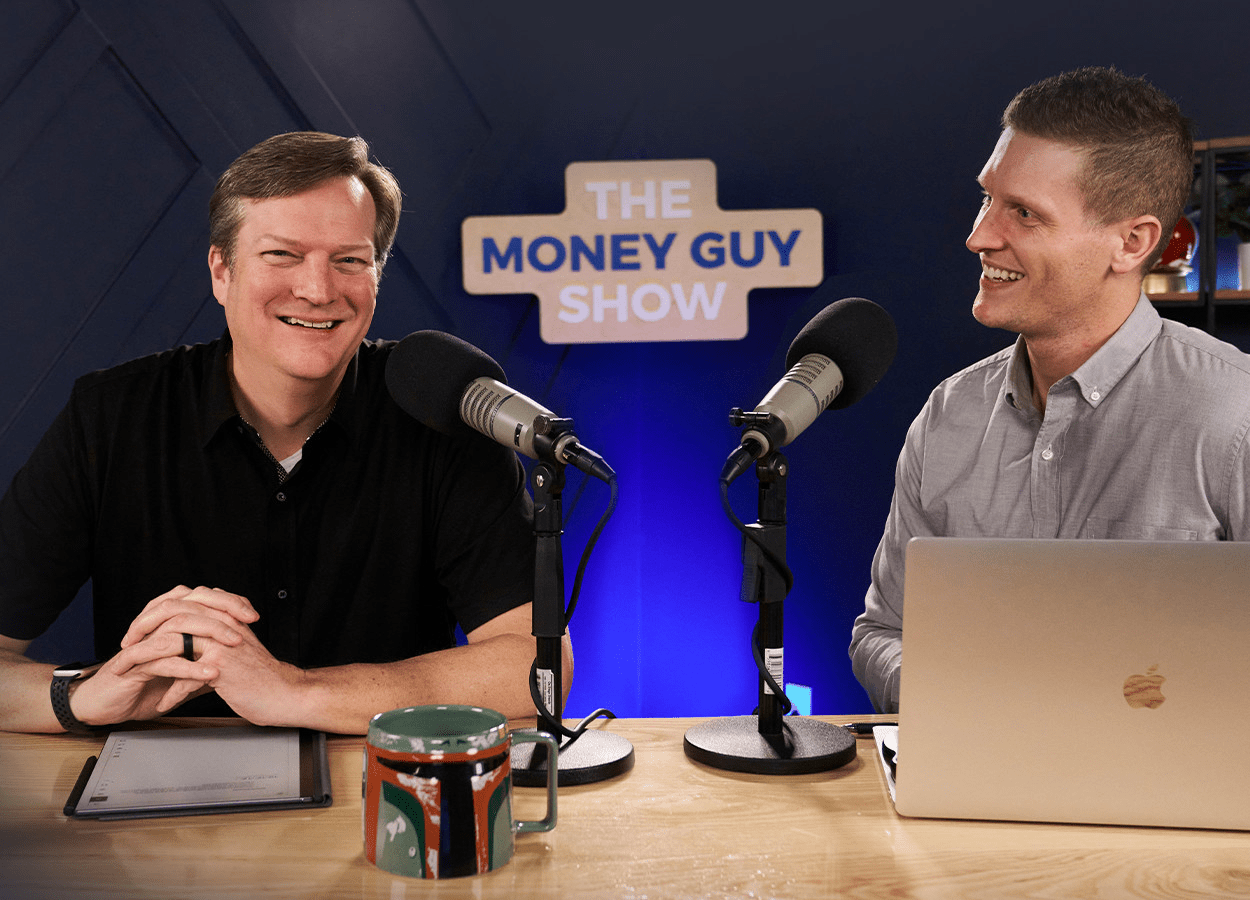 The Money Guy Show hosts explaining the Financial Order of Operations
