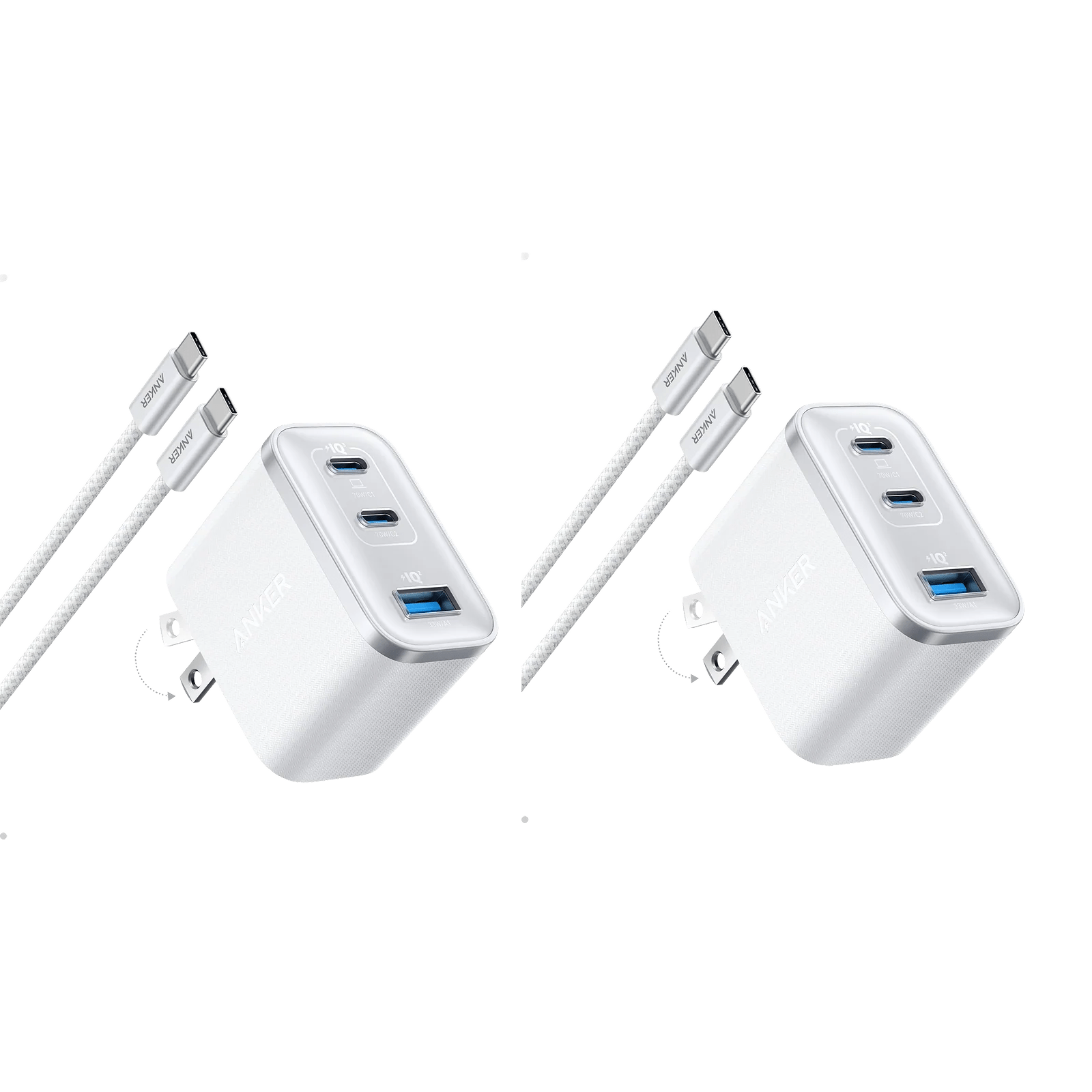 Anker Nano Charger (70W, 3 Ports)