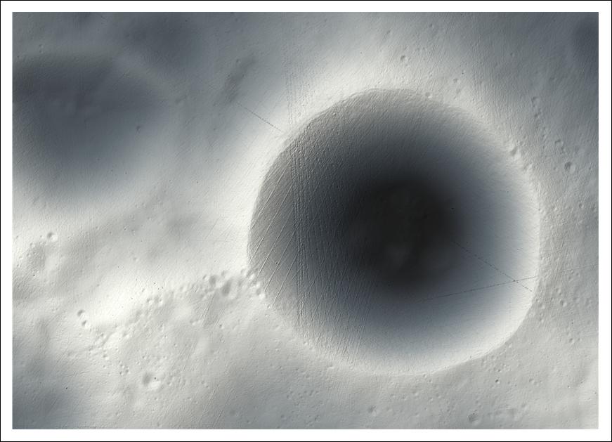 Shackleton's floor is in perpetual shadow, but lola, the laser altimeter on lunar reconnaissance orbiter, reveals boulders and low hills, or hummocks, formed by material slumping from the crater's … The South Pole Of The Moon Shackleton Crater Astrophoto