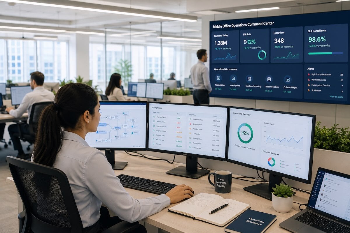 Banks Spent Billions Digitising Front Ends. Now They Have To Rebuild The Middle Office