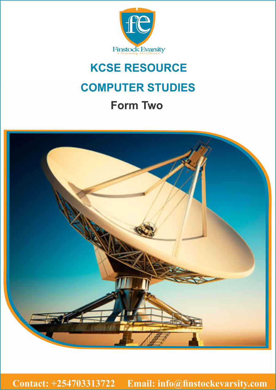 Computer Studies Form Two Textbook - Hard Copy