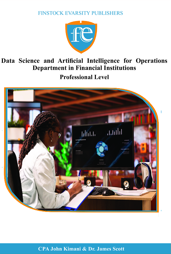 Data Science and Artificial Intelligence for Operations Department in Financial Institutions provides a practical guide to transforming financial back-office functions. The book explains Robotic Process Automation for repetitive tasks and Intelligent Document Processing for invoices and contracts. It shows how machine learning detects fraud, automates payment reconciliation, and streamlines customer onboarding with digital identity verification. This text equips operations professionals with skills for predictive maintenance, performance dashboards, and process mining. It also covers real-time transaction monitoring, sanctions screening, and exception handling to reduce errors, cut costs, and strengthen risk management in banking operations- Finstock Evarsity College