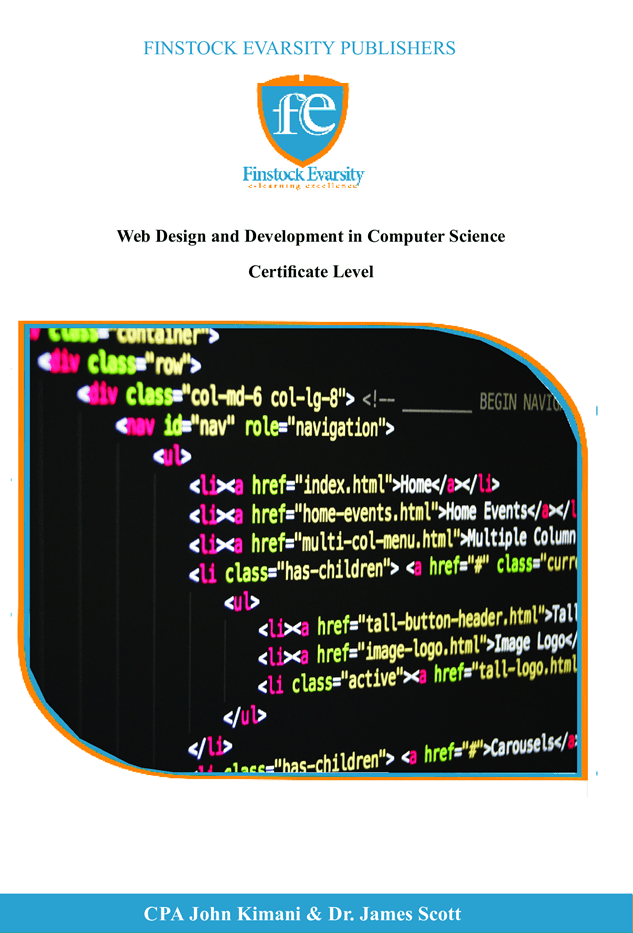 Web Design and Development in Computer Science certificate level