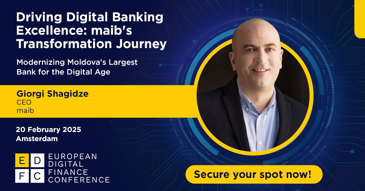 Giorgi Shagidze, CEO of maib, is taking part in discussion on