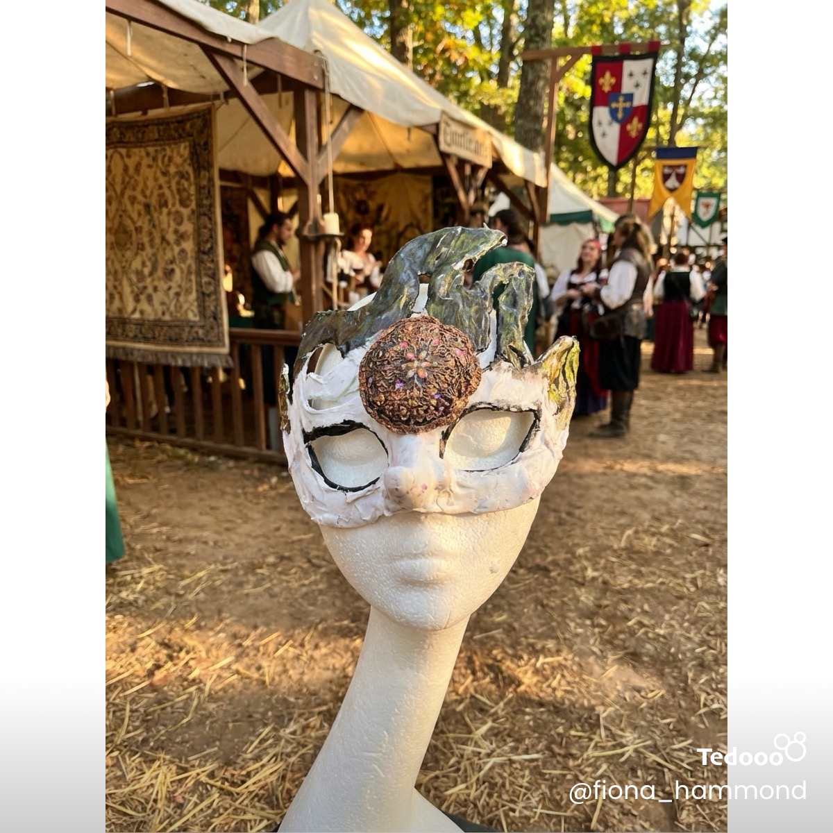 Bronze Medallion Mask