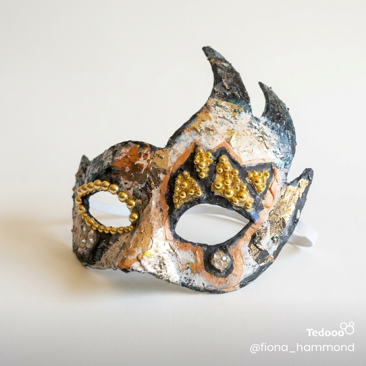 Gold and Black Mask