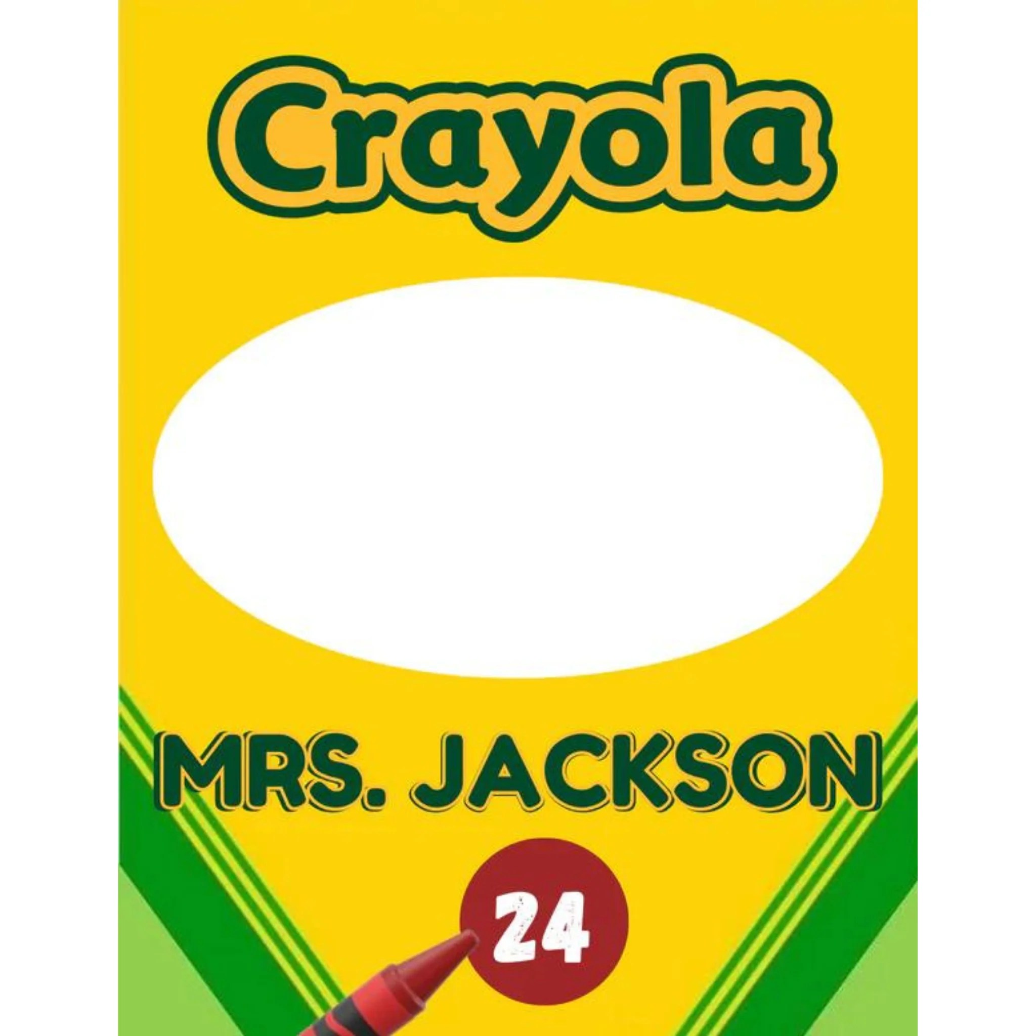 Crayola Editable Gift Box Template Design Canva Firdaus Creation