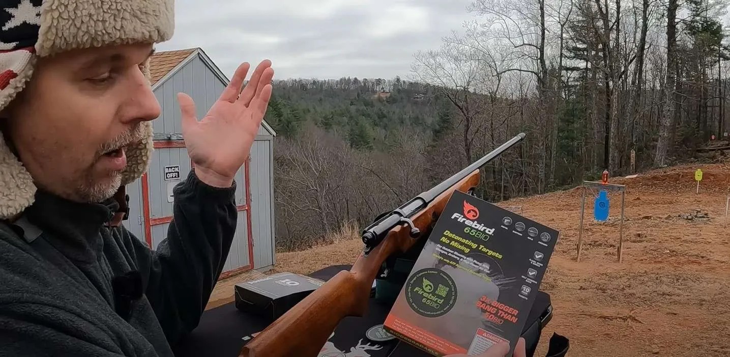 70 Year Old Mossberg Shotgun Blasts Firebird Targets Firebird Targets