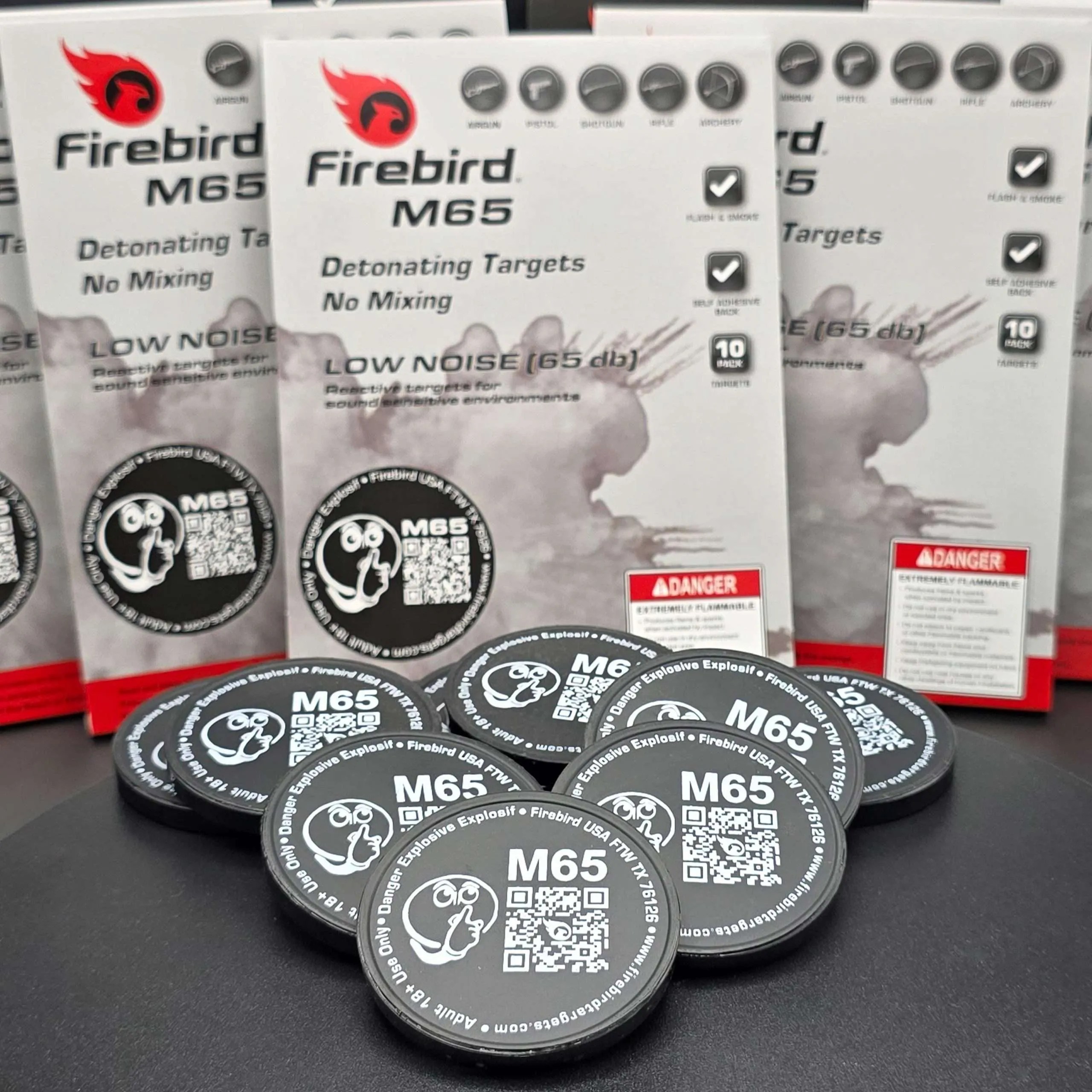 Firebird M65 Moderated Low-Noise Targets - Firebird Targets