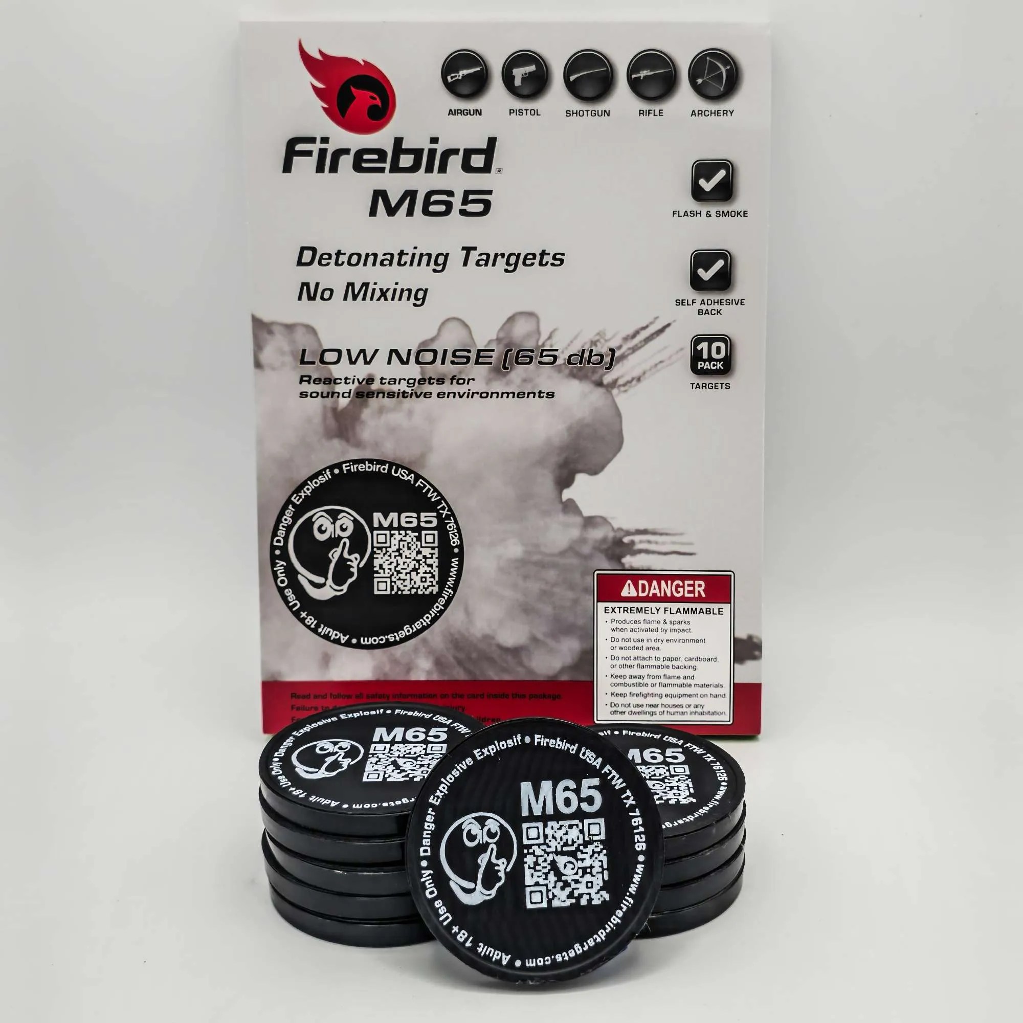 Firebird M65 Moderated Low-Noise Targets - Firebird Targets