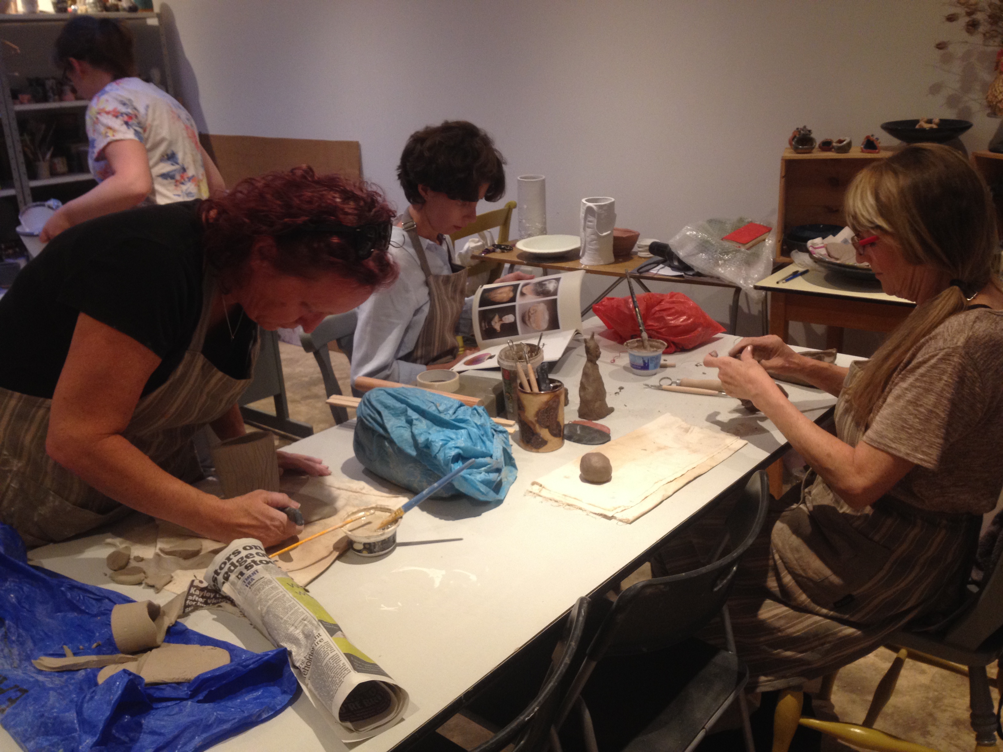 Hand building in progress