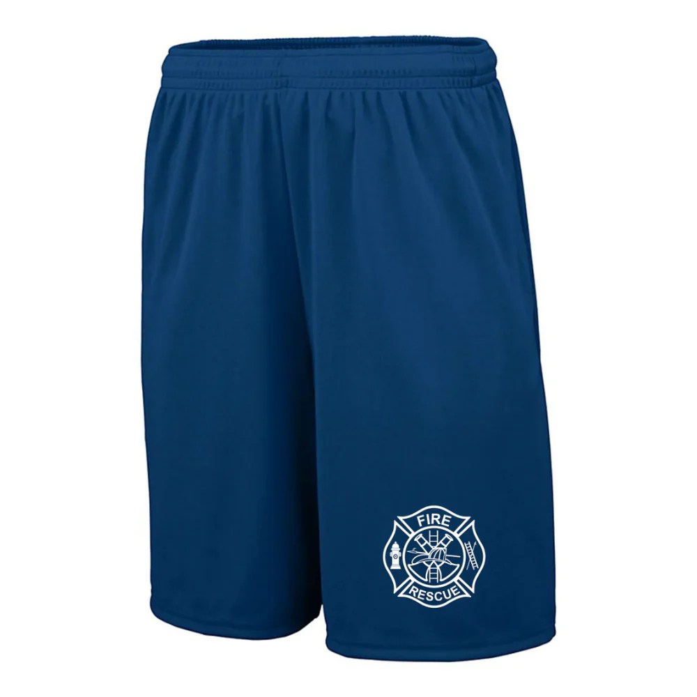 Fire Rescue Gym Shorts Firefighter