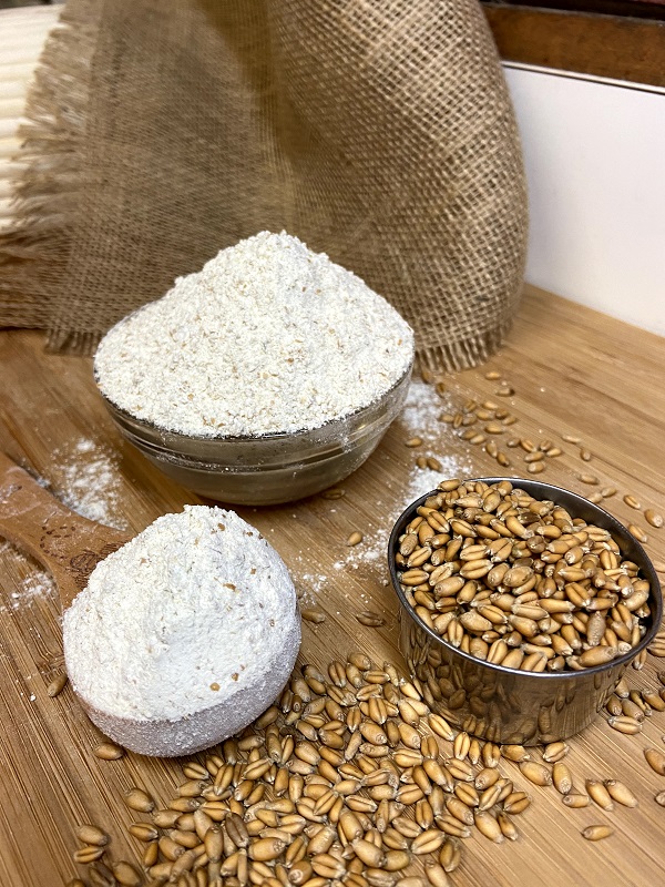 red whole wheat flour