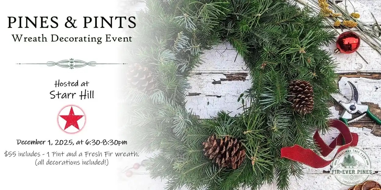 Flyer Pines and Pints- Starr Hill 12.1-25