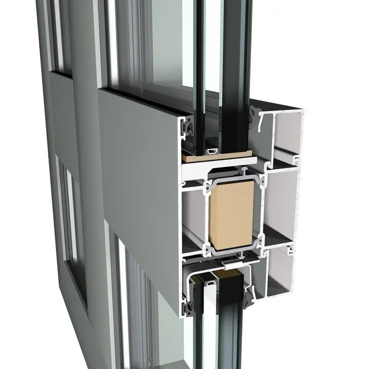 Fire rated window cut through