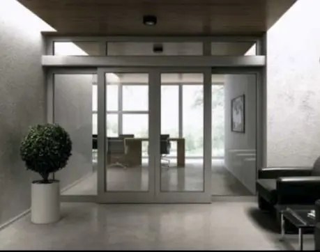 Bi-parting fire door