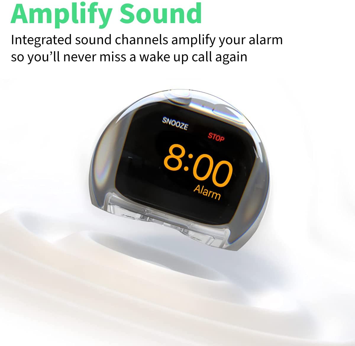 NightWatch Magnifying Clock Dock For Apple Watch