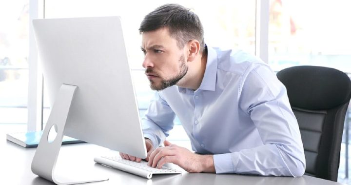 Man Enraged At Computer