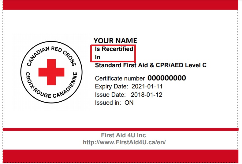 With our free courses it is incredibly easy to complete on . Standard First Aid And Cpr Recertifications First Aid 4u