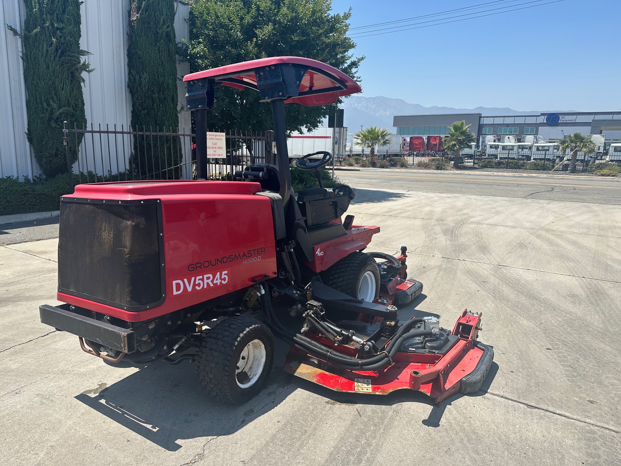 2013 Toro Groundsmaster 4000-D 11' Mower For Sale