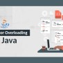 Constructor Overloading In Java With Example - First Code School