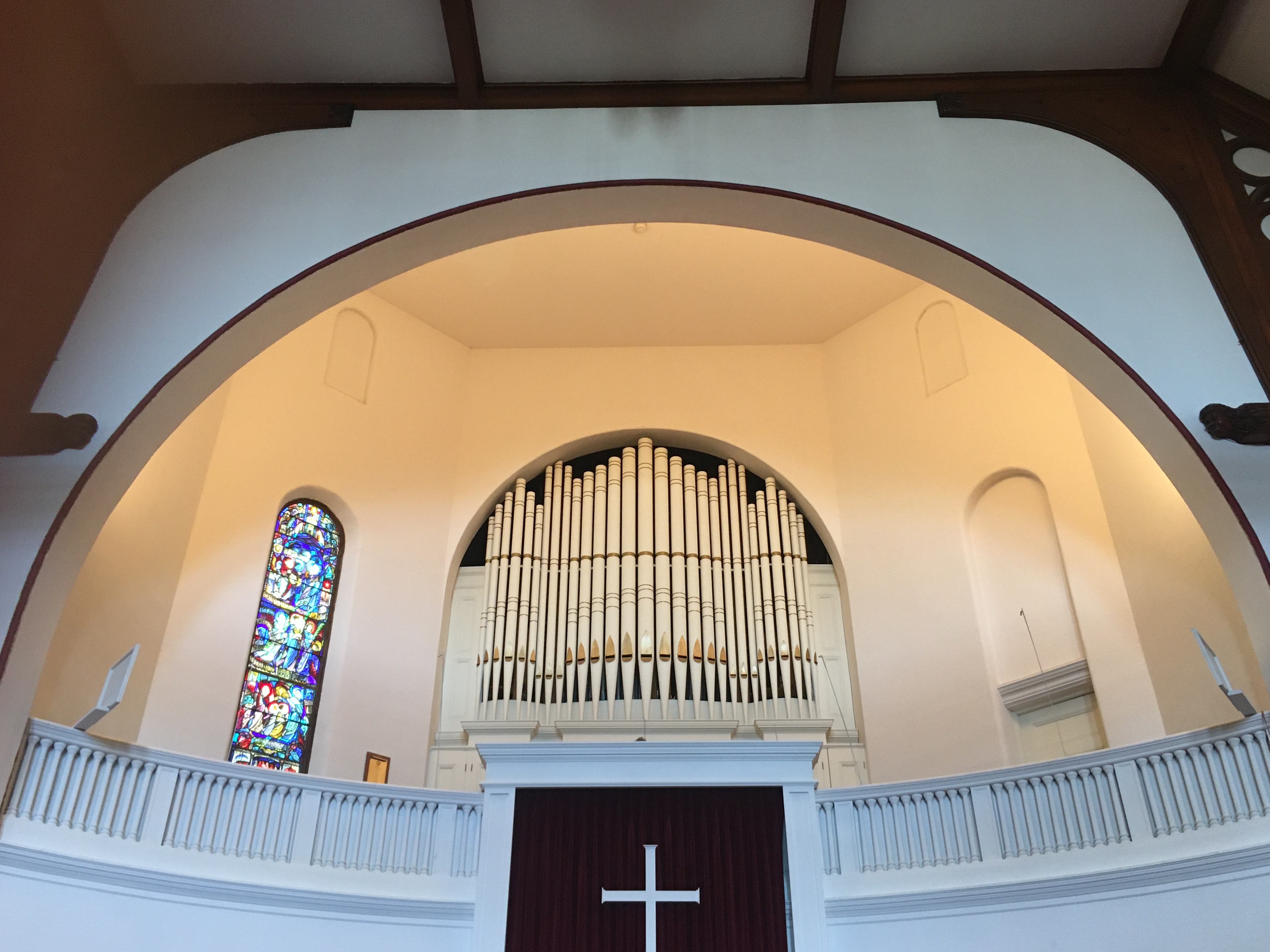 Our organ is perfect for traditional hymns and marches.