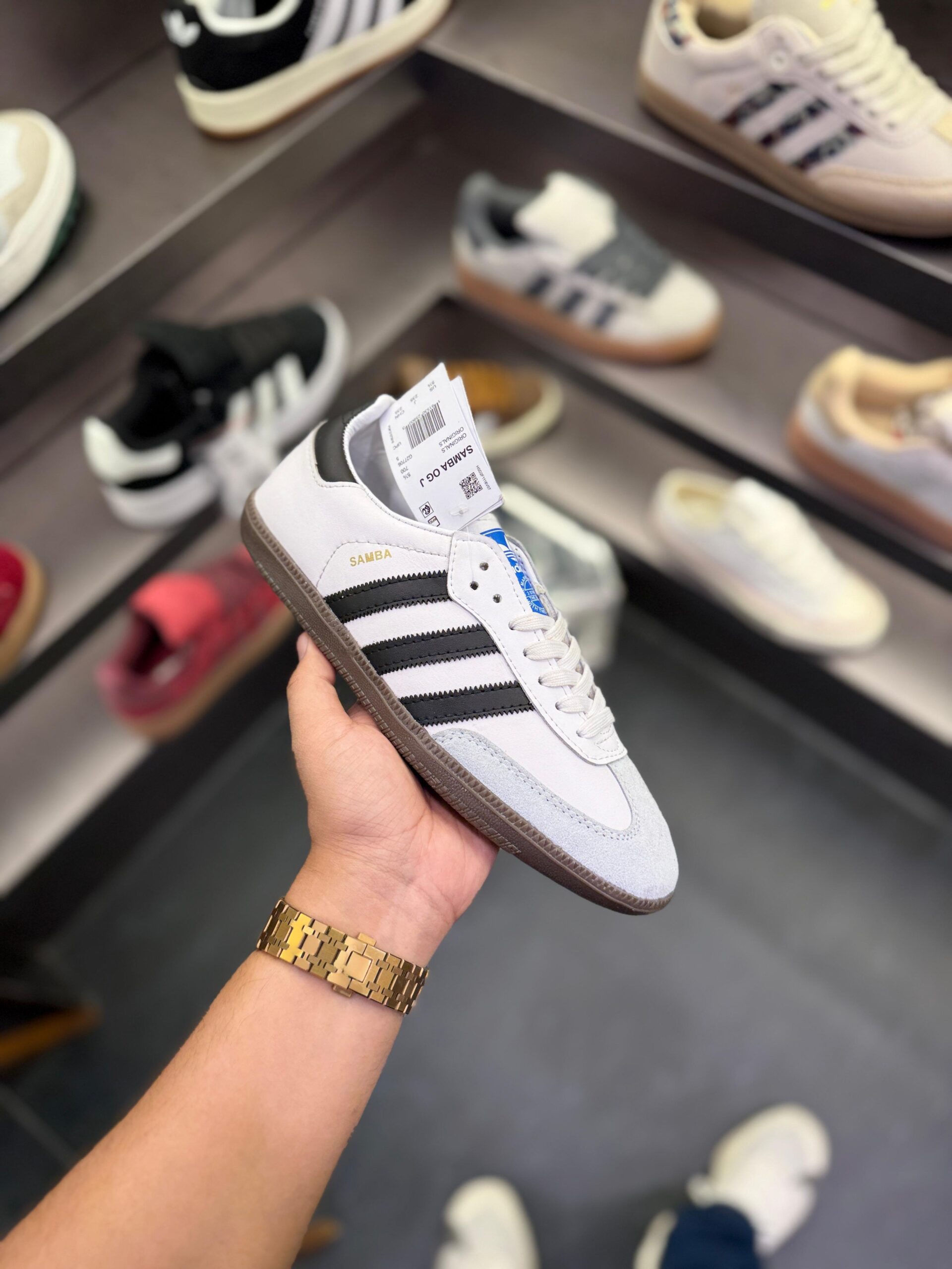 ADIDAS ORIGINALS SAMBA BASIC WHITE - Image 5