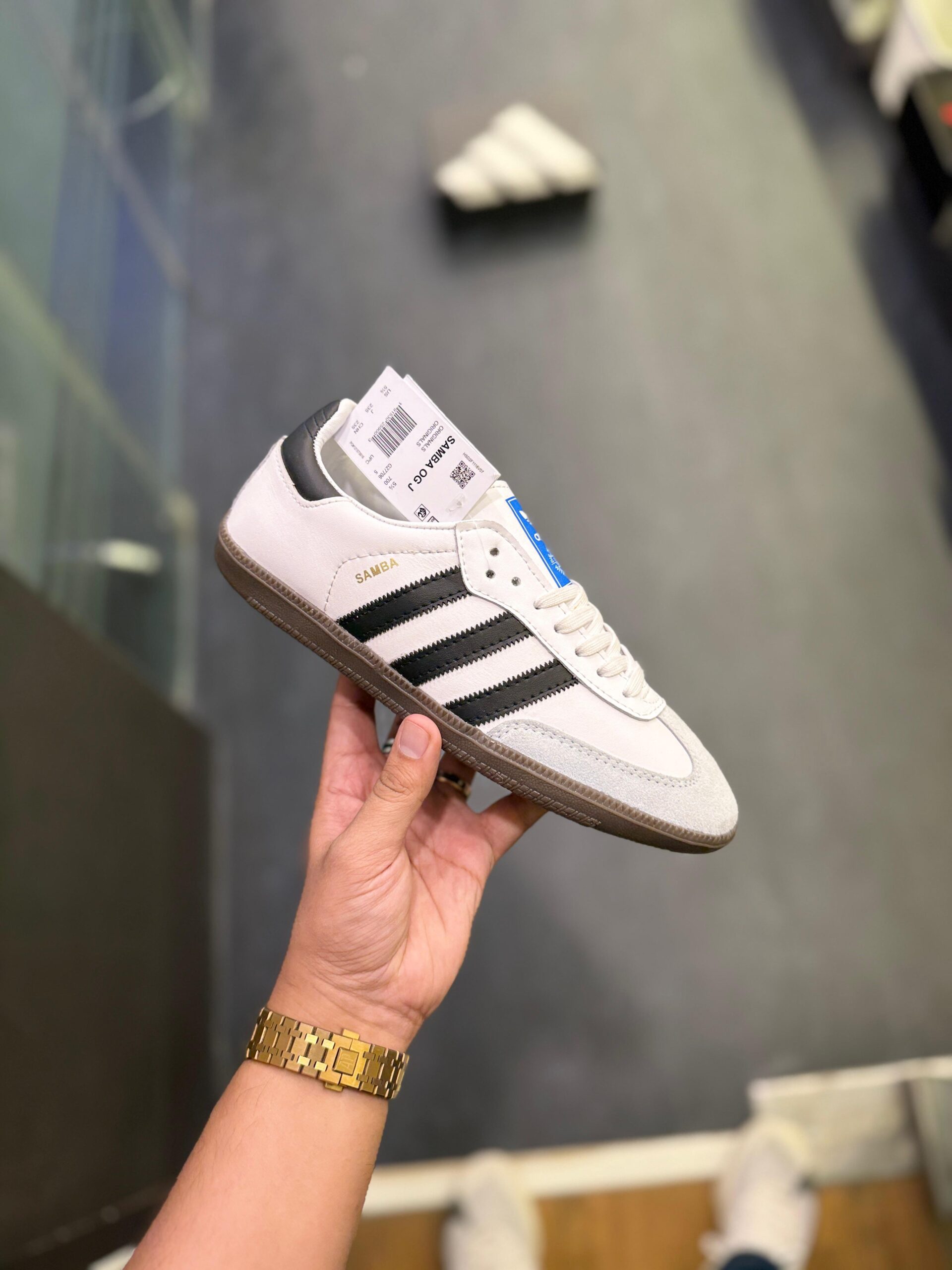 ADIDAS ORIGINALS SAMBA BASIC WHITE - Image 7