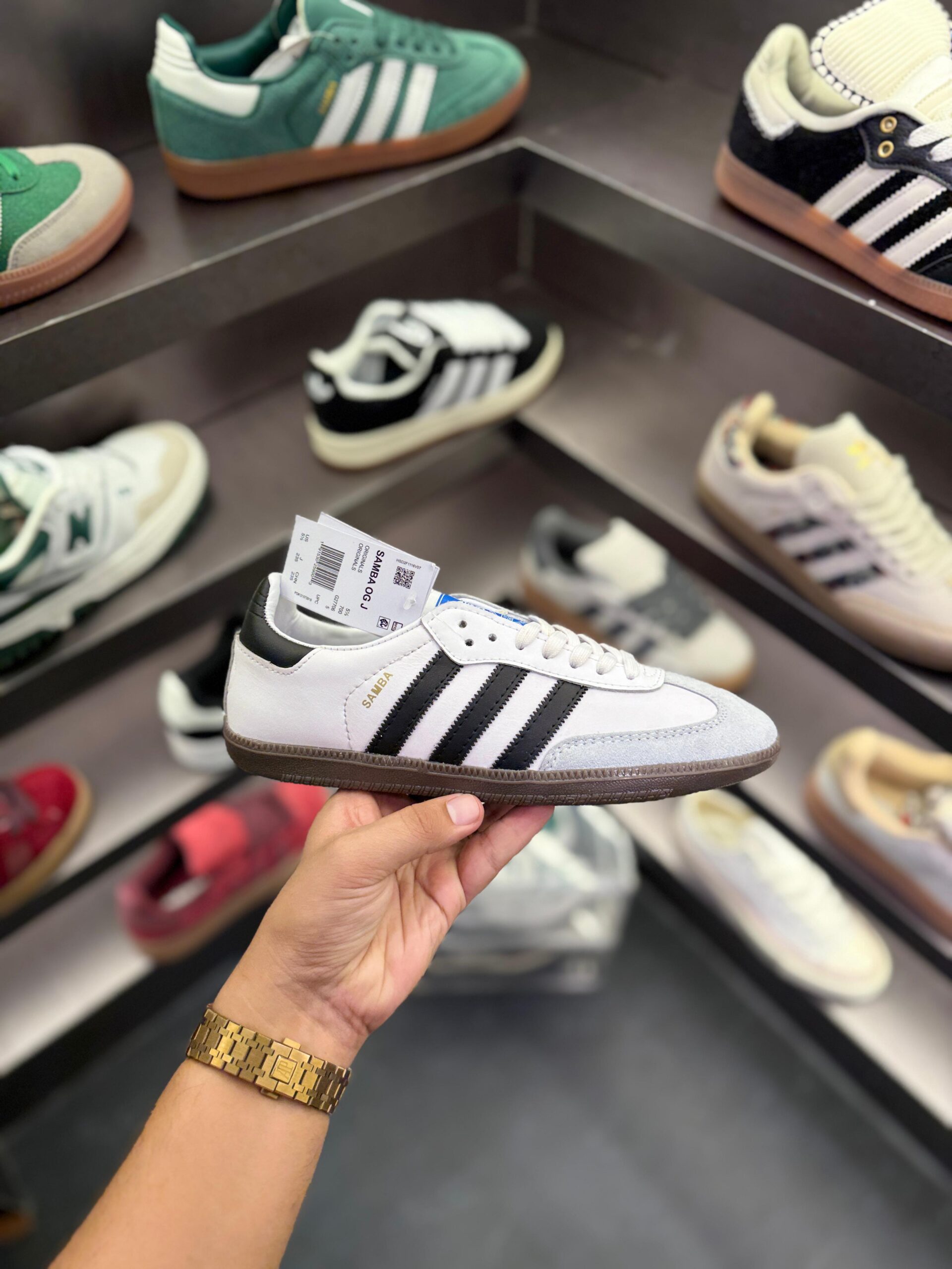 ADIDAS ORIGINALS SAMBA BASIC WHITE - Image 4