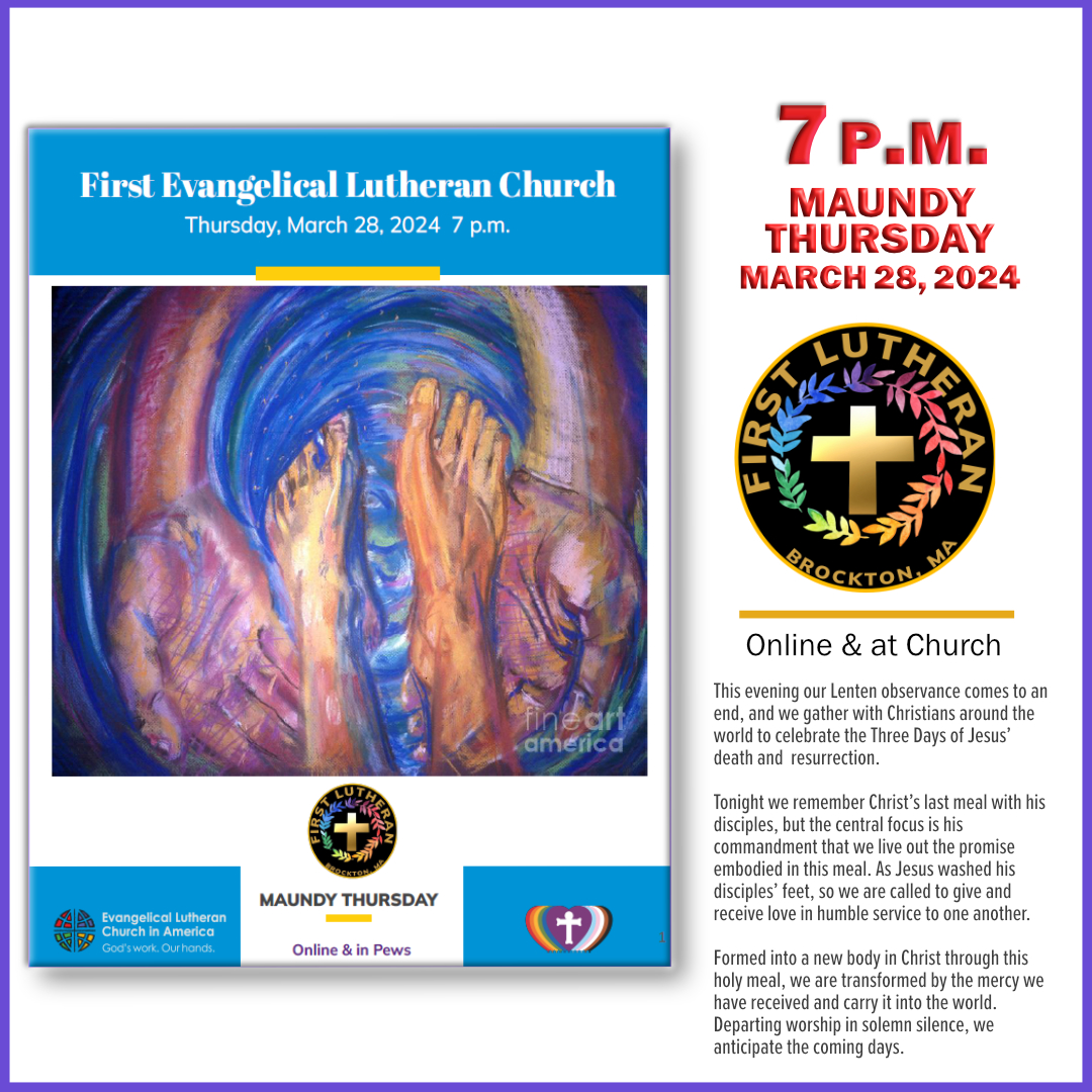 03 27 2024 Bulletin: Maundy Thursday