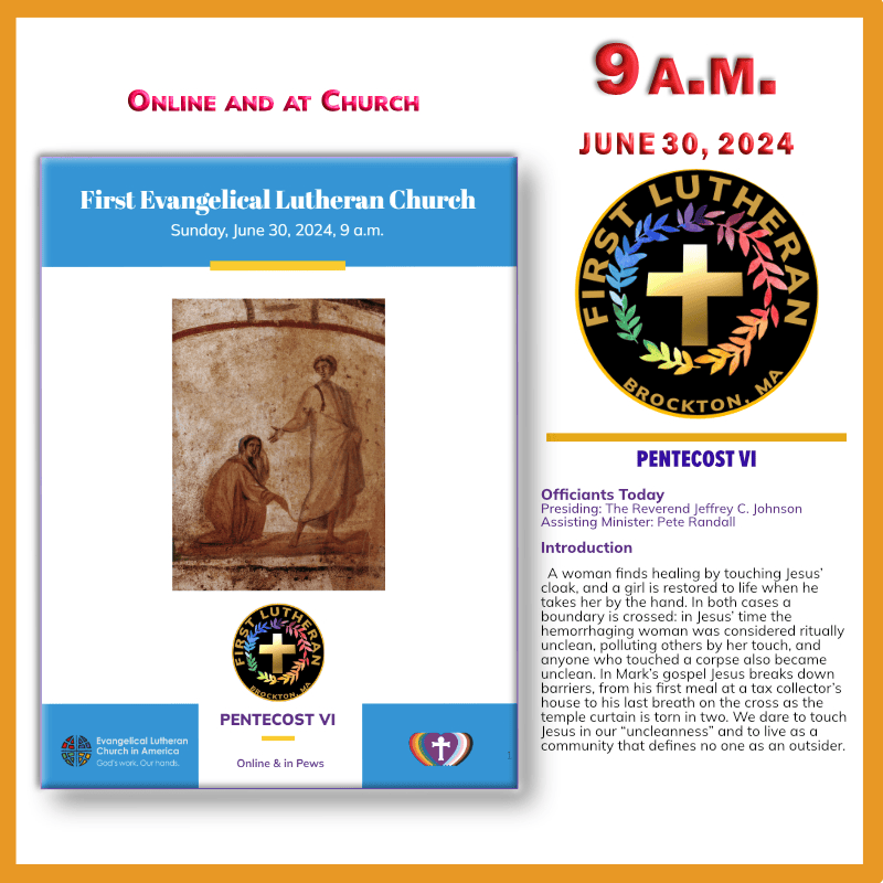 06 30 2024 Bulletin: Pentecost VI