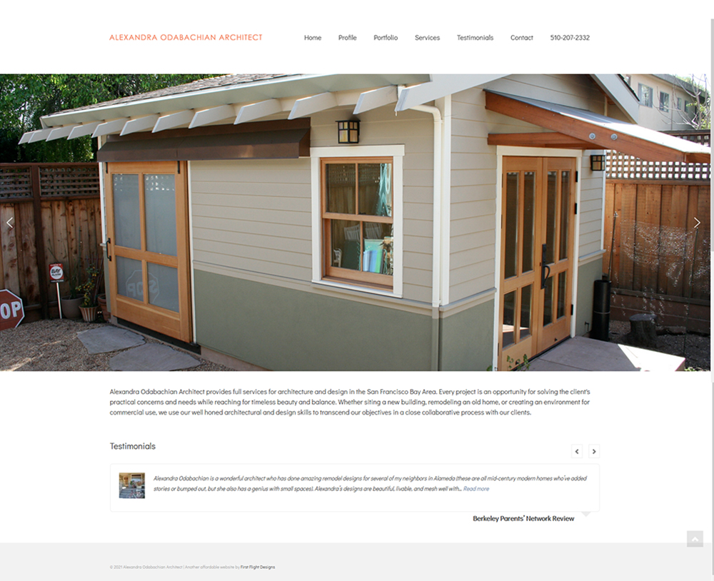 Odabachian website