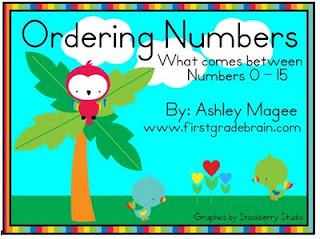 Ordering Numbers: What Comes Between (Numbers 0-15) FREEBIE!!!